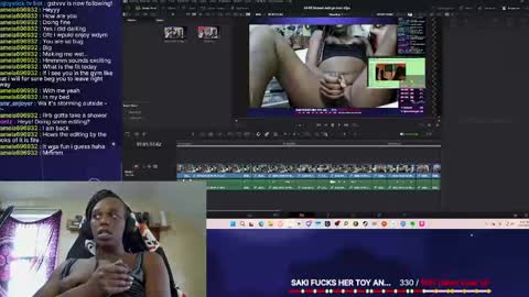 SakiWuff online show from April 14, 8:58 pm