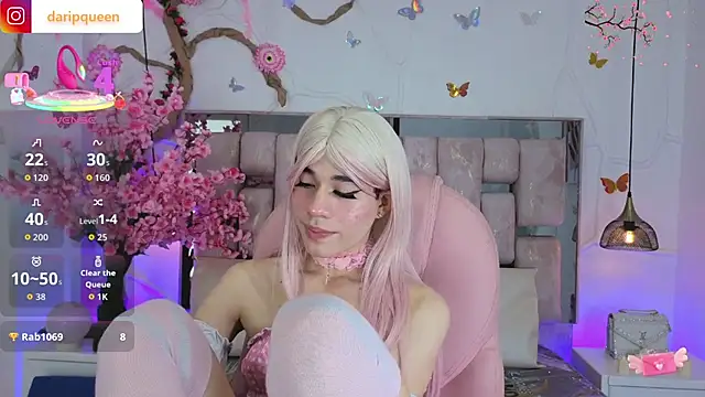 DaripQueen online show from March 14, 3:05 pm