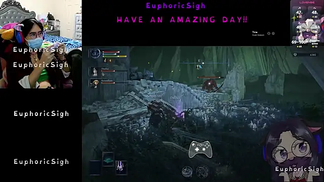 EuphoricSigh online show from February 22, 9:28 pm